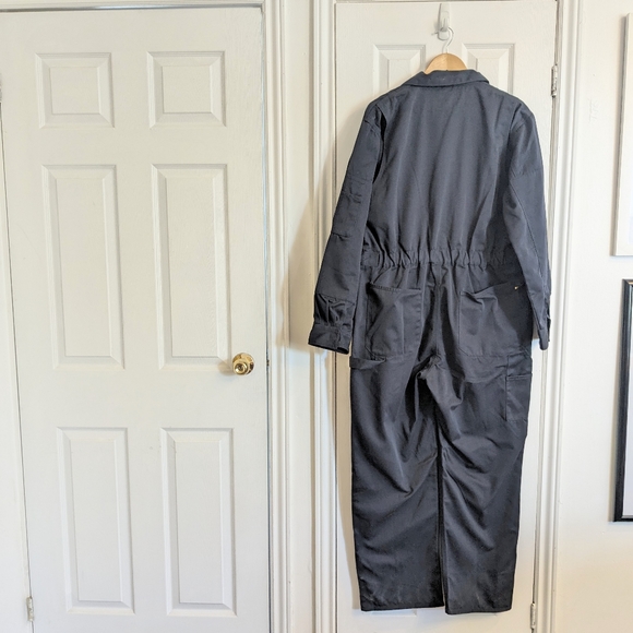 Navy CAT Workwear Jumpsuit - Picture 3 of 11